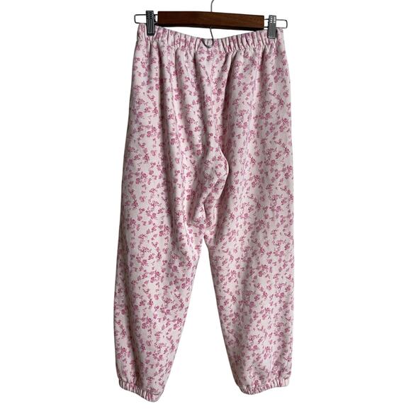 LoveShackFancy  x Gap Kids Pink Floral Sweatpants Jogger Limited Edition Girls L - Picture 2 of 11